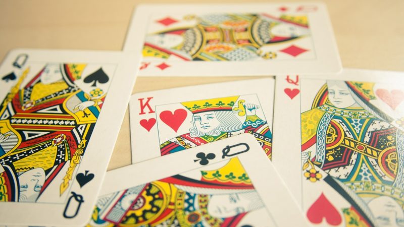 Queen Card Hearts Clubs Diamond Spades